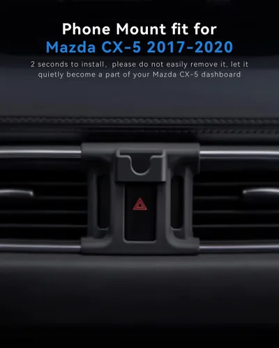 Vista 8 de BEHAVE Soporte de teléfono para Cx5 Mazda, soporte de teléfono ajustable para ventilación de aire, soporte para automóvil Mazda para Cx-5 2017-2024