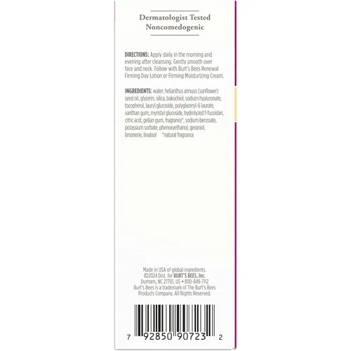 Vista 11 de Burt's Bees - Suero facial alternativo al retinol, cuidado facial con ácido hialurónico, cuidado intensivo de la piel reafirmante, 1 onza