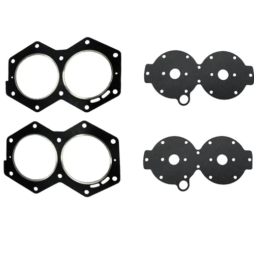 Vista 2 de 318358 Juego de juntas de cabeza y chaqueta de agua para Johnson para Evinrude V4 88 HP-140HP Fueraborda 318335 Sierra 18-2956 18-2873