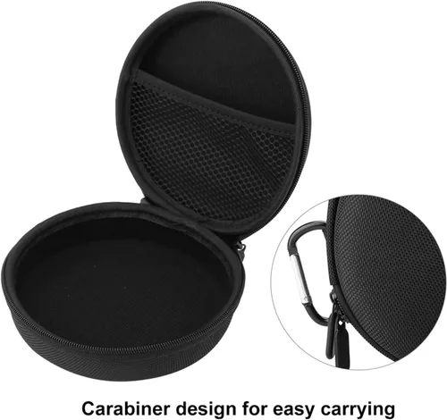 Vista 7 de Zerone Bolsa de transporte para altavoz Bluetooth B&O, bolsa protectora de altavoz con mosquetón para actividades al aire libre
