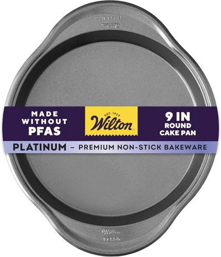 Vista 3 de Wilton Advance Select Premium - Molde redondo antiadherente de 9 pulgadas, acero, plateado (paquete de 2)