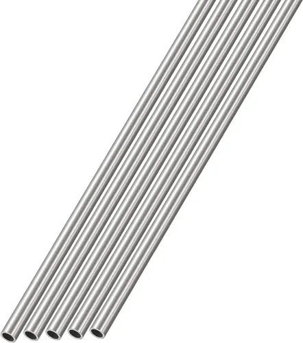Vista 7 de METALLIXITY Tubo de acero inoxidable 304 (0.039 in de profundidad x 0.012 in de pared T x 11.811 in de largo), 5 piezas, tubo recto, para muebles