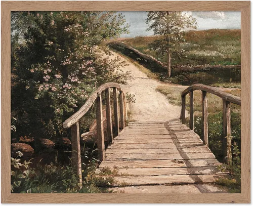 Vista 54 de Poster Master Póster vintage The Beginning Of Spring – Impresión retro de invierno – Arte de nieve – Arte de paisaje – Regalo para hombres y mujeres