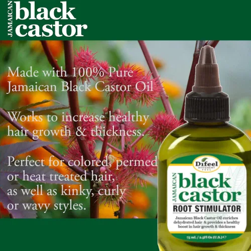 Vista 3 de Difeel Estimulador de raíces de crecimiento superior de ricino negro jamaicano, 2.5 onzas.