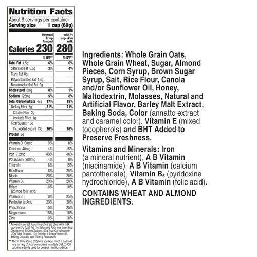 Vista 6 de Raisin Nut Bran Cereal crujiente de avena 19.7 OZ Pack de 6