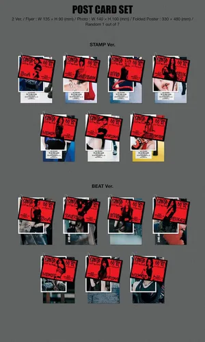 Vista 4 de Generic Got the Beat Stamp on It 1st Mini Album, K-Pop, STAMP(A) + BEAT(B) - 2 Ver Set