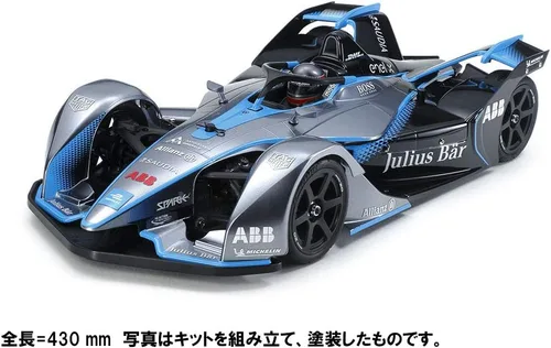 Vista 2 de TAMIYA 1/10 Fórmula E Gen2 Championship Livery 4 Wheel Drive TC-01 TAM58681 Kit Elec Coches 1/10 On-Road