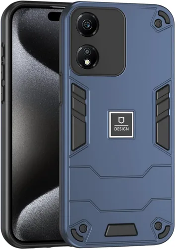 Vista 396 de Funda compatible con Redmi A1, compatible con Redmi A2 2 en 1 [PC dura + TPU], funda de teléfono negra