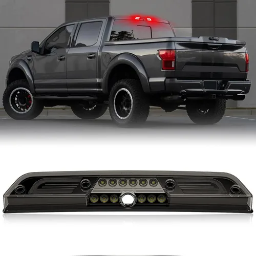 Vista 11 de R&F Auto Tercera Luz de Freno Estroboscópica LED de Repuesto para 1999-2016 F250 F350 F450 F550 Super Duty, para Ranger 1993-2011, 3ª Luz de Freno