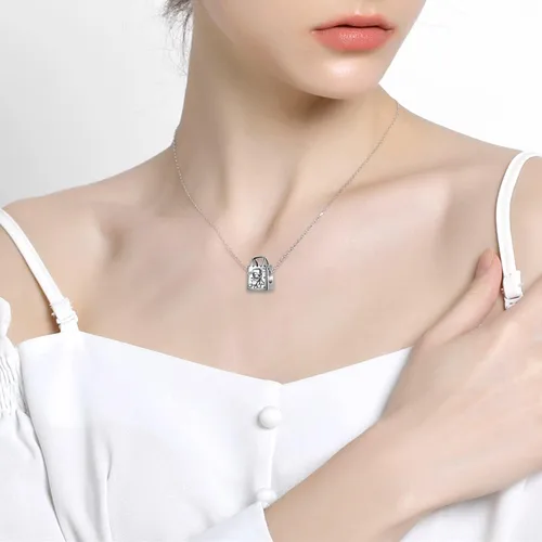 Vista 5 de Encanto para bolso de compras para mujer, plata de ley S925, para pulseras Pandora