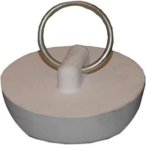 Vista 2 de LASCO 02-3203 Tapón hueco de goma blanca para aberturas de drenaje de 1-1/8 pulgadas