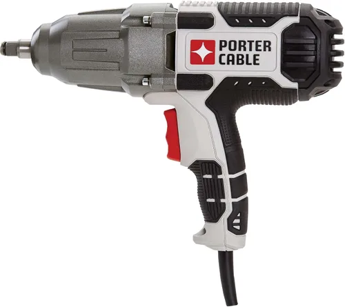 Vista 2 de PORTER-CABLE Llave de impacto, 450 lbs de torque, 1/2 pulgada de anillo de cerdo, 7.5 amperios, con cable (PCE211)