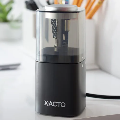 Vista 5 de X-ACTO® Sacapuntas eléctrico Powerhouse®, color negro