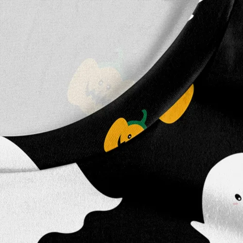 Vista 5 de Vestido de Halloween para mujer casual holgado manga larga con estampado para disfraz