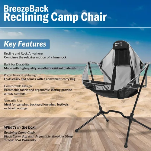 Vista 2 de Silla de campamento reclinable