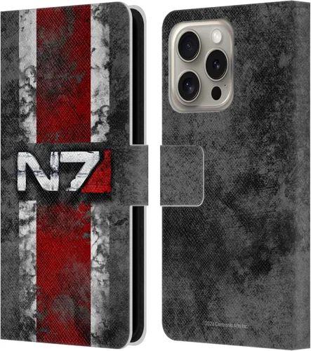 Vista 39 de Head Case Designs Funda de piel con licencia oficial de EA Bioware Mass Effect Cerberus Logo Graphics tipo cartera compatible con Apple iPhone 11