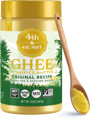 Vista 10 de 4th & Heart Ghee original alimentado con pasto, mantequilla clarificada, 9