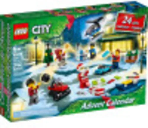 Vista 2 de LEGO Calendario de Adviento 60268 de City 2020, incluye 6 personajes de la serie de televisión City Adventures, construcciones en miniatura