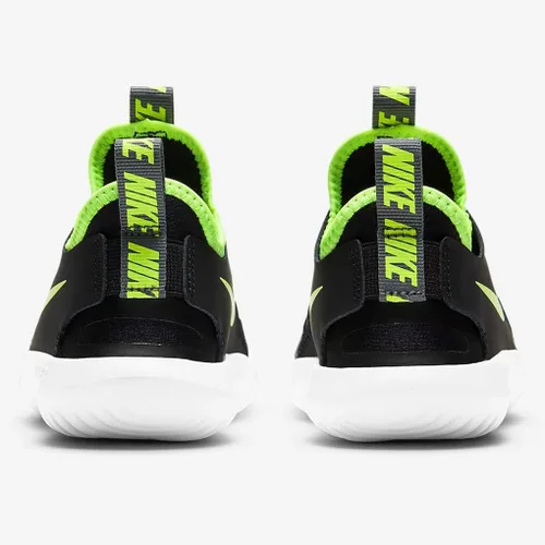 Vista 3 de Nike Flex Runner - Tenis de correr para niños en edad preescolar, Smoke GreyVolt-black-white