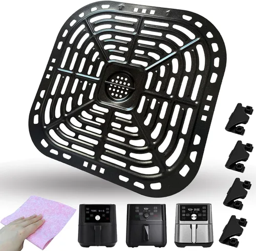 Vista 14 de Sartén para freidora de aire de 8 cuartos de galón para freidora de aire PowerXL Vortex Pro Plus, bandeja antiadherente prémium para freidora