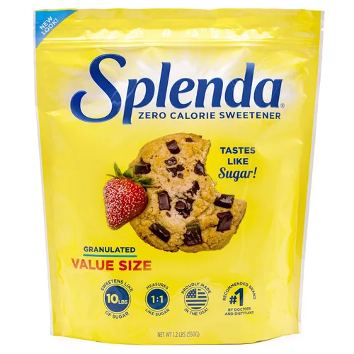 Vista 9 de empaques de edulcorante Splenda granulado, sin calorías