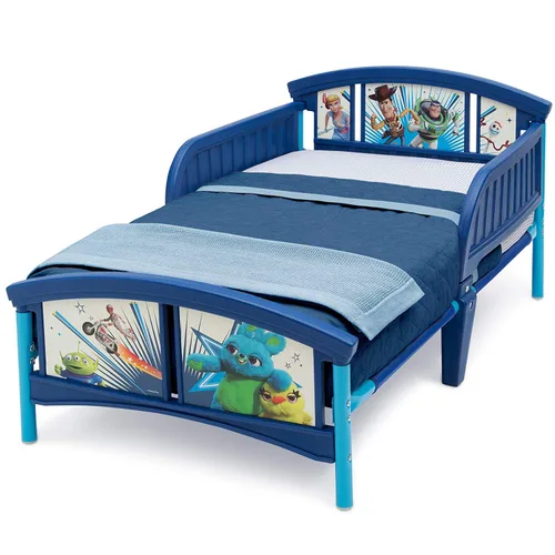 Vista 6 de Delta Children Camas de plástico para niños pequeños, Disney Mickey Mouse y Toy Story 4