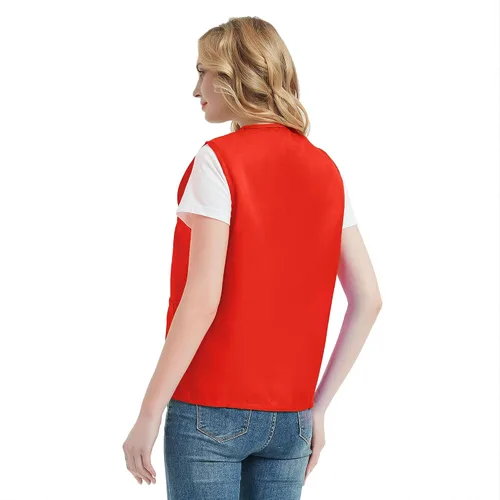 Vista 3 de TopTie chaleco para uniforme de voluntario de supermercadochaleco de seguridad para trabajar