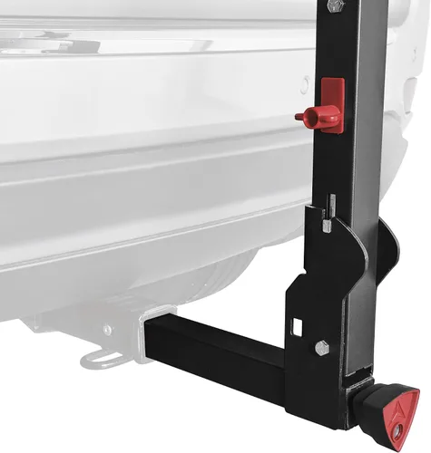 Vista 7 de Allen Sports Deluxe+ Portabicicletas de liberación rápida con bloqueo para enganche de 2 pulgadas, modelo 850QR, color negro