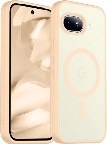 Vista 42 de SPIDERCASE Funda magnética para Google Pixel 9A, protección contra caídas de grado militar, delgada, translúcida, mate, a prueba de golpes