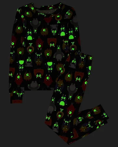 Vista 2 de The Children's Place Baby Girls' and Kids, Sibling Matching, Halloween Pajama Sets, Cotton