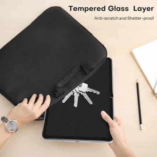 Vista 9 de OMOTON PAPERSENSE - Protector de pantalla mate para iPad Mini 7th A17 Pro/6th (2024/2021, 8.3 pulgadas), vidrio templado mate con bandeja