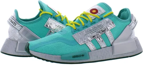 Vista 3 de adidas NMD_R1.V2 South Park - Zapatos para hombre talla 8.5, color verde azuladoplateado, Pavo real verde azuladoplateado metálico azul