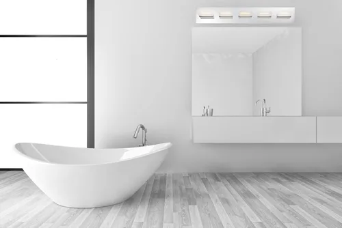 Vista 5 de Eurofase Olson - Barra de baño de 24 pulgadas, 20 W, 4 LED, acabado cromado