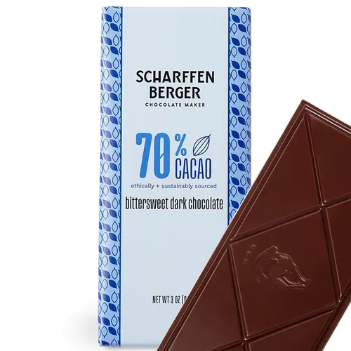 Vista 16 de Scharffen Berger Barra de Chocolate (3 onzas, paquete de 6) – Barra de chocolate negro semidulce, 62% de cacao, sin gluten, barras de chocolate