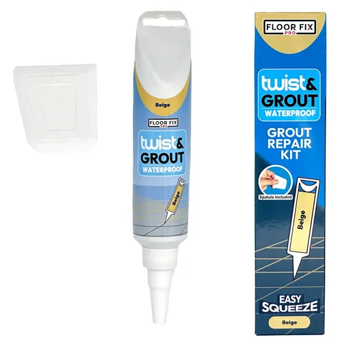 Vista 11 de Floor-Fix Pro Twist & Grout Kit de reparación – Reparación de lechada impermeable premezclada & Alternativa de bolígrafo de pintura de lechada