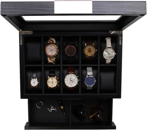 Vista 2 de Decorebay Busy Man - Vitrina de lujo y organizador de joyas para hombre