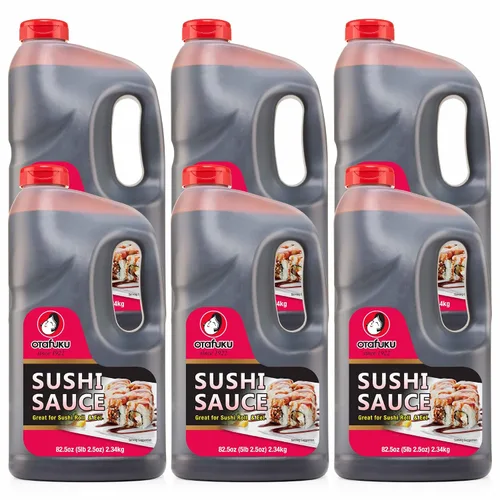 Vista 10 de Otafuku Salsa de anguila Sushi Unagi, 82.5 oz 1/2 galón