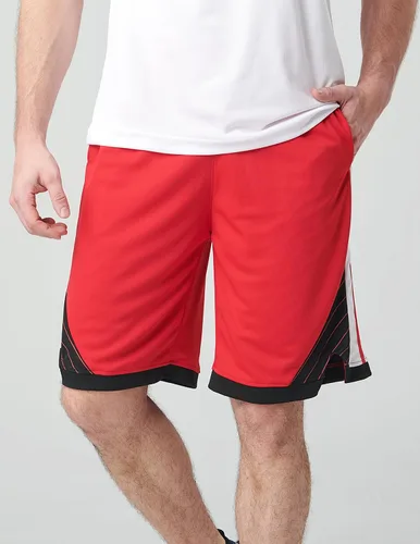 Vista 4 de Liberty Imports Paquete de 5 pantalones cortos de baloncesto atléticos de secado rápido para hombre, entrepierna de 9 pulgadas con bolsillos, ropa