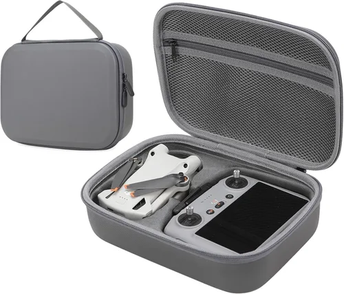 Vista 9 de Bolsa de almacenamiento para DJI Mini 4K-Hard Shell Estuche de transporte de viaje compatible con DJI Mini 4K/2/2 SE Drone y accesorios