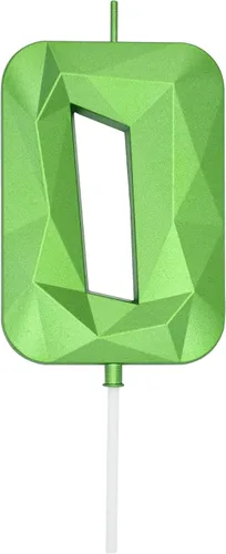 Vista 212 de DERVENTA Vela Grande de Cumpleaños Número 3D Verde Luminoso de 3.7 Pulgadas Celebración de Fiesta Aniversario Decoración Adorno para Pastel 1 Pieza