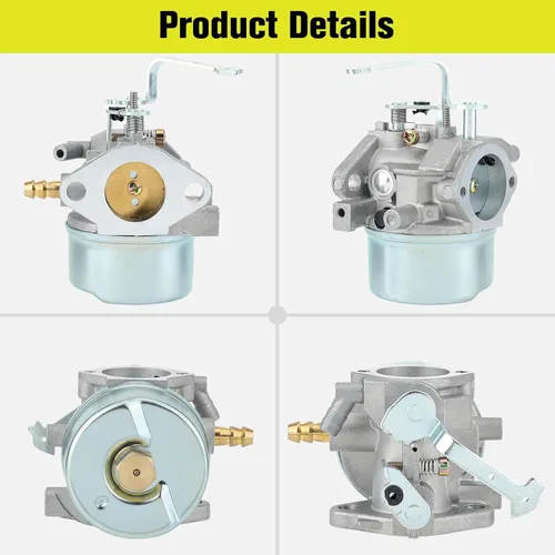 Vista 4 de Carburador 10HP HM80 compatible con Tecumseh 10hp 8hp HM100 Kit de reconstrucción de carburador 640260 640260A 640260B 632689 HM85 HM90 LH358