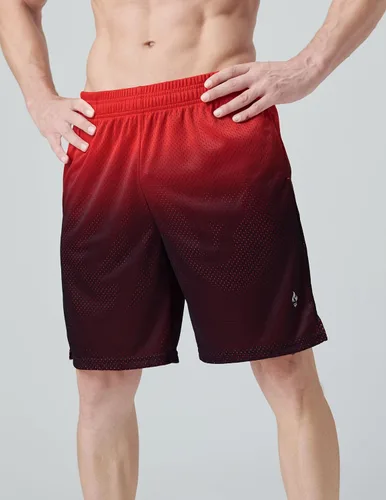 Vista 3 de Liberty Pro Paquete de 5 pantalones cortos deportivos para hombre, pantalones cortos de baloncesto de malla de 9 pulgadas para hombre, pantalones