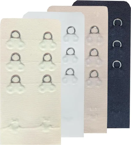 Vista 29 de SAMGU Extensores de brasier para mujer, 2 ganchos, 3 ganchos, 4 ganchos, 5 ganchos, 6 ganchos, correa de extensión de brasier elástica suave 2