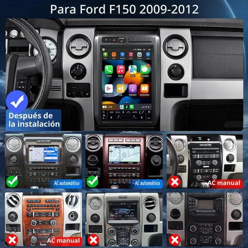 Vista 2 de Radio de coche para Ford F150 2009 2010 2011 2012 actualización estéreo