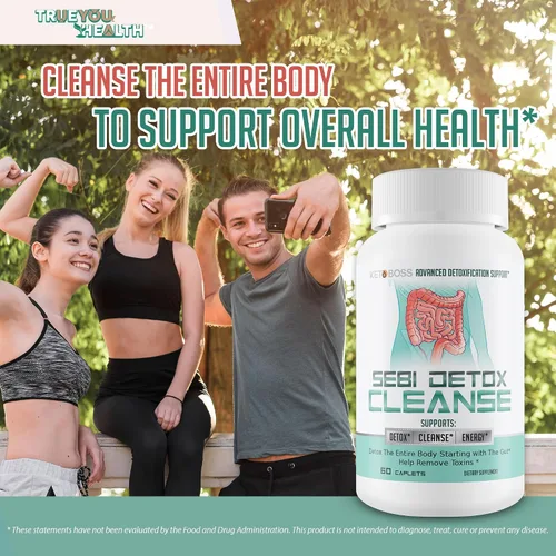 Vista 7 de Sebi Detox Cleanse - Apoyo avanzado de desintoxicación - Desintoxicación de todo el cuerpo comenzando con el intestino - Ayuda a eliminar toxinas