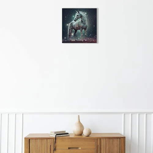 Vista 3 de Beyond Your Thoughts Lienzo impreso para pared, caballo blindado, decoración del hogar para cocina, comedor, sala de estar, baño, dormitorio