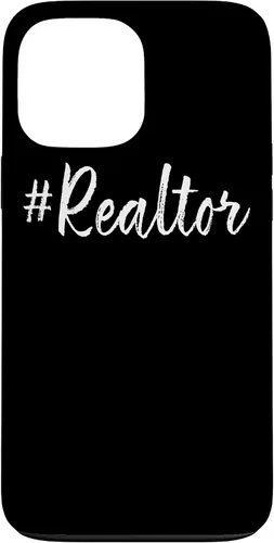 Vista 24 de Hashtag Realtor Real Estate Agent Business Gifts Funny Quote Case for iPhone 17