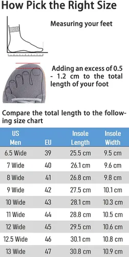Vista 6 de WHITIN Men's Wide Minimalist Barefoot Sneakers Zero Drop Sole Optimal Relaxation