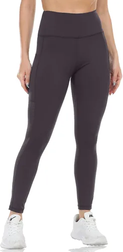 Vista 2 de SOOTHFIT Yoga Pants for Women with Pockets High Waist Yoga Leggings Tummy Control Gym Workout Running Sports with Mesh