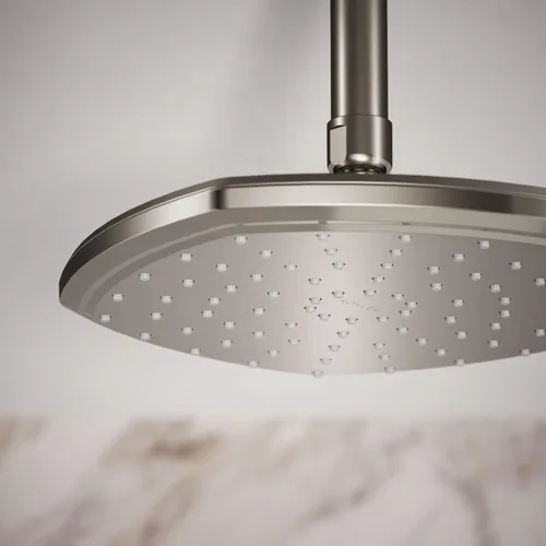 Vista 5 de Kohler 27051-SN Occasion® Cabezal de lluvia de una sola función de 8", 2.5 gpm, níquel pulido Níquel pulido vibrante